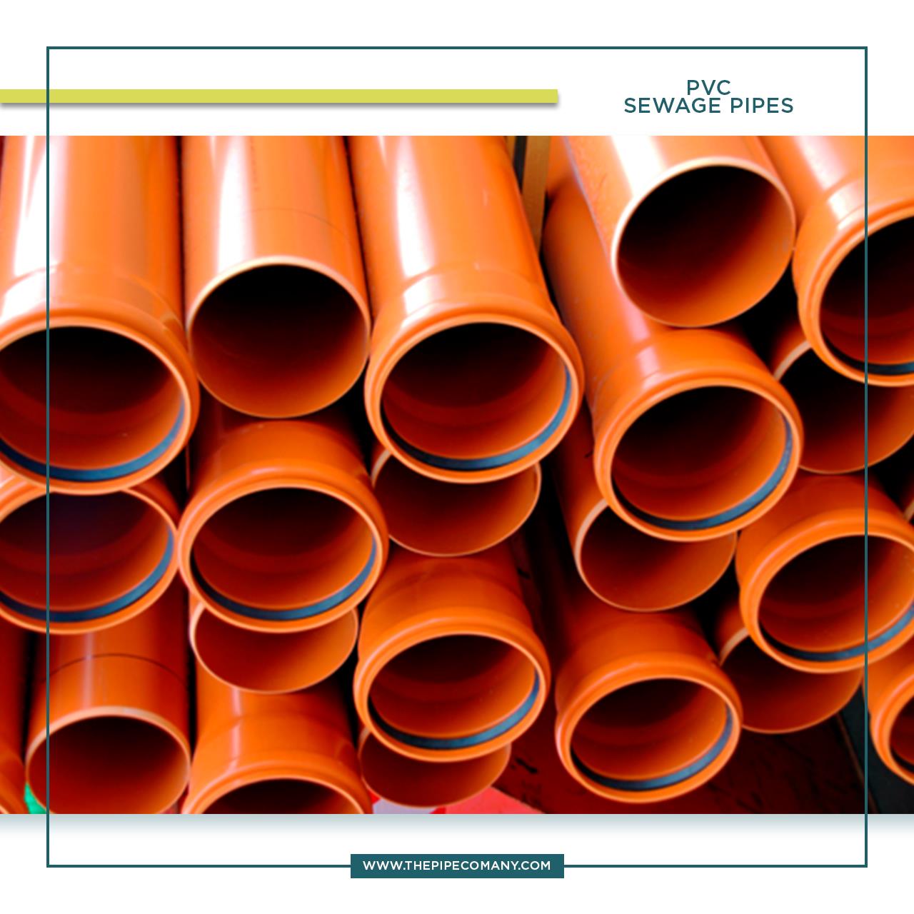 👨🏼‍🏭 PVC sewage pipes with multiple... - The Pipe Company