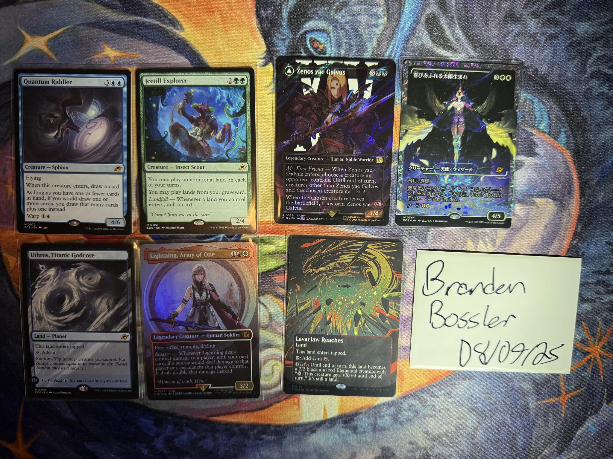 What are Japanese foil versions of Sothra and Exalted Sunborn