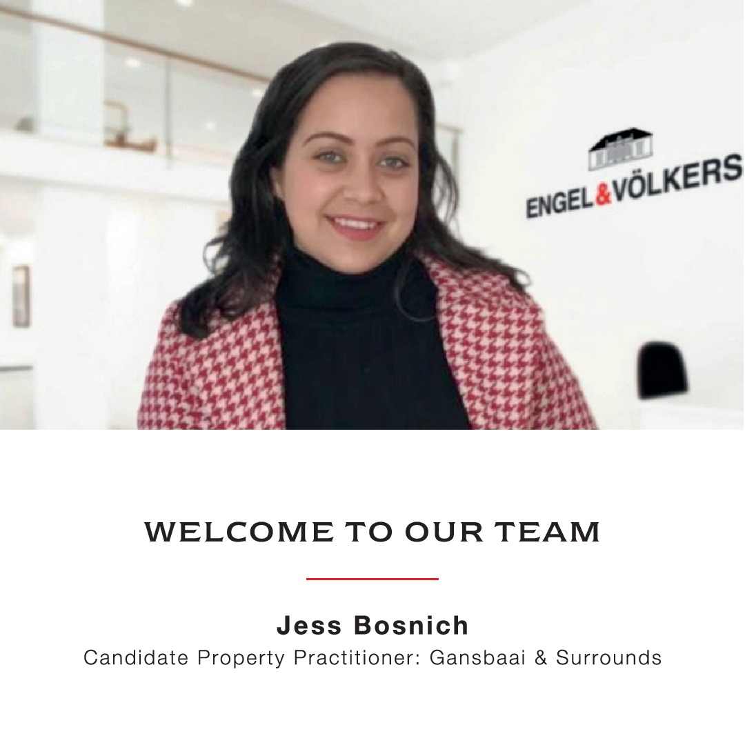 Engel & Völkers Hermanus - WELCOME TO THE TEAM, JESS Meet Jess Bosnich ...
