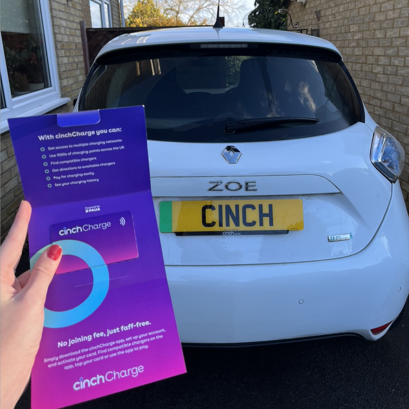 cinch - Meet cinchCharge. The key to charging your electric car on the ...