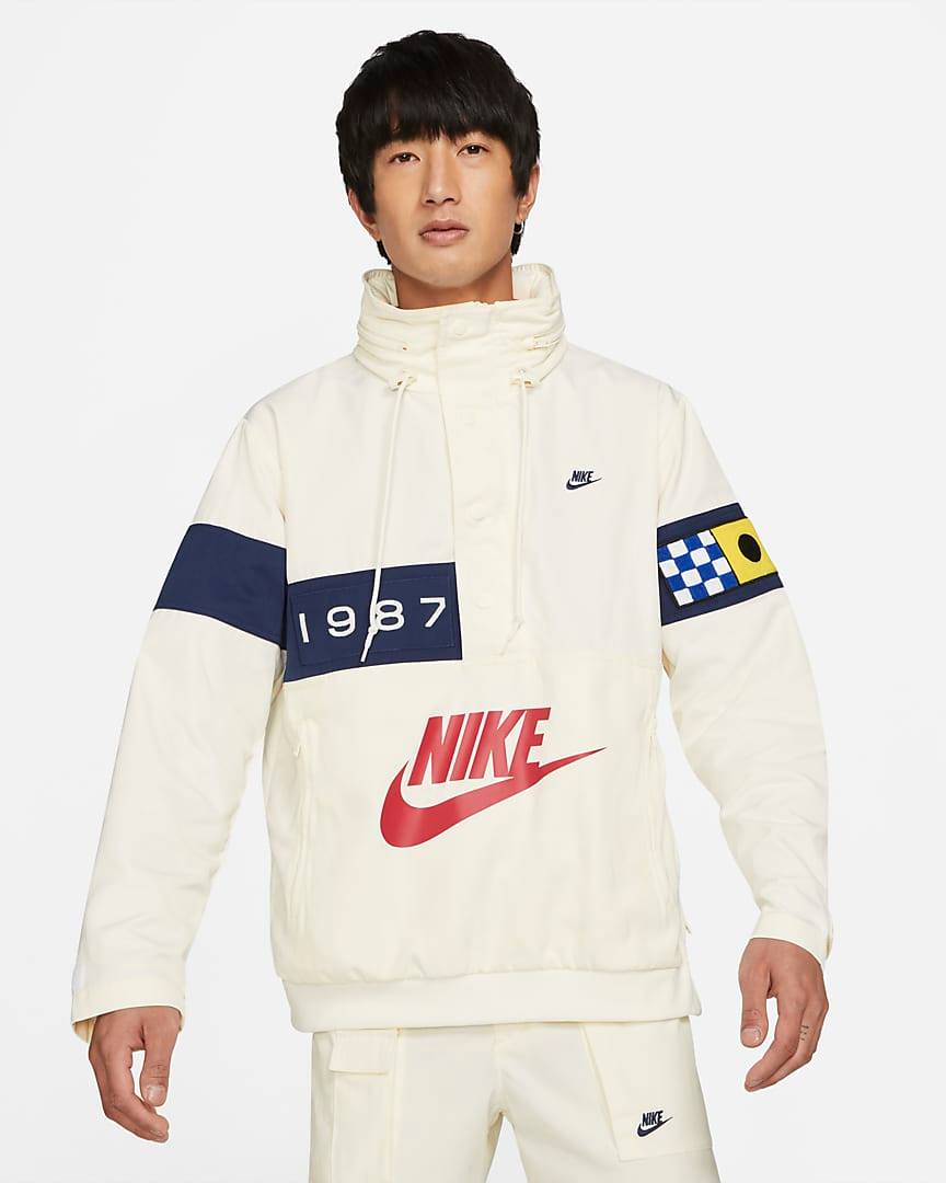 Get back to the 90s with this Nike Air woven jacket