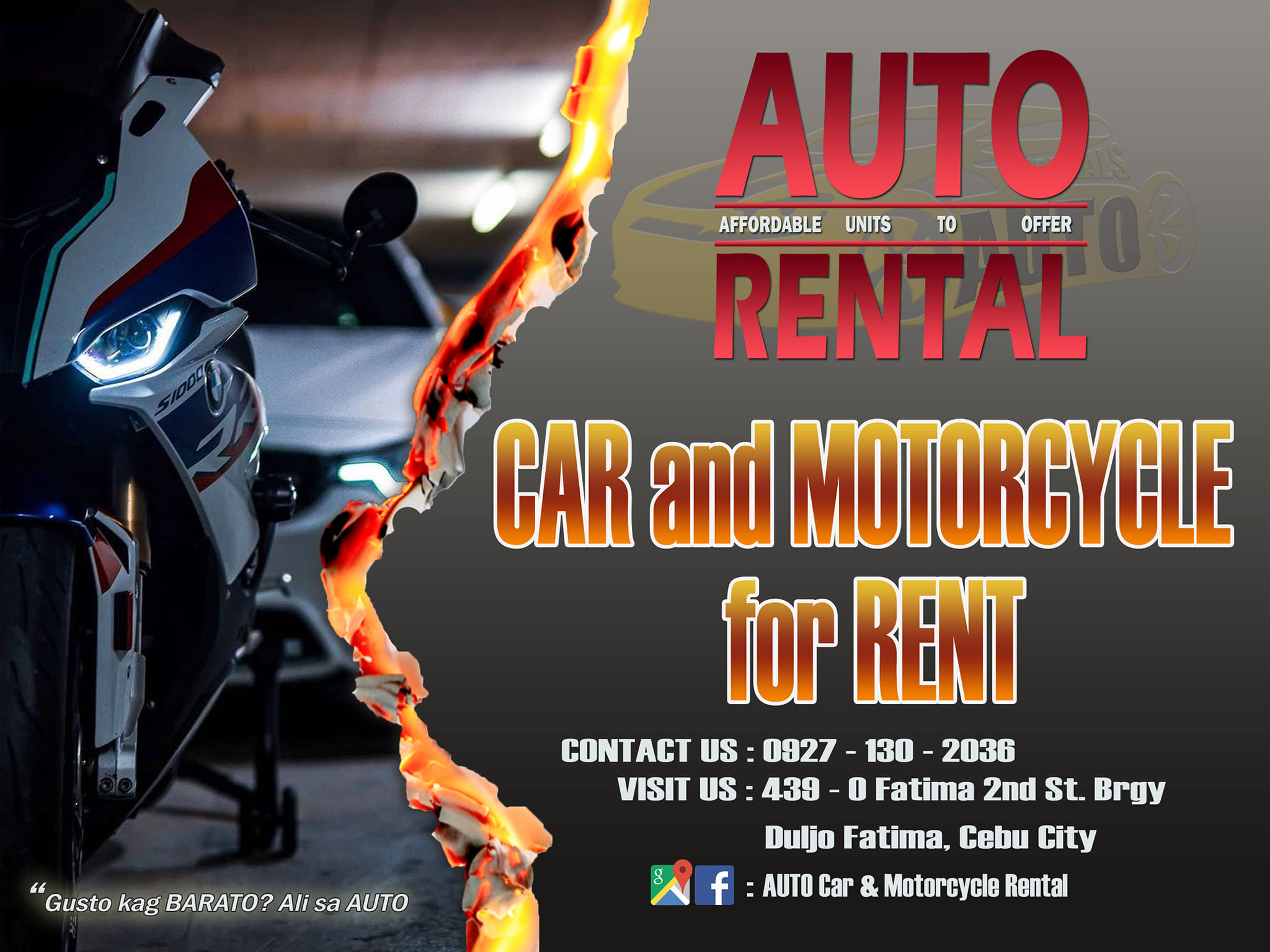 AUTO Car & Motorcycle Rentals - CEBU | Cebu City