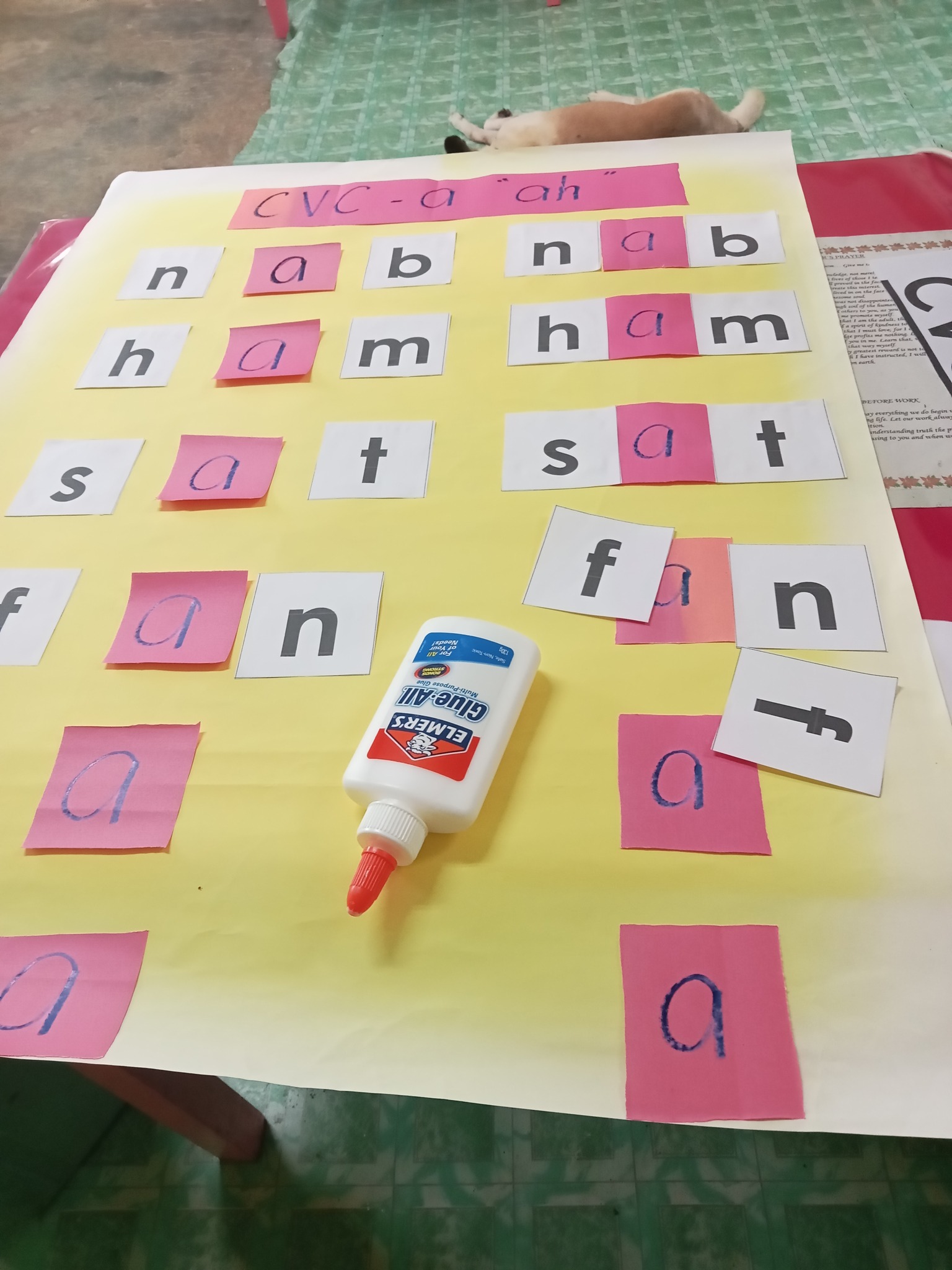 KINDERGARTEN WORKSHEETS & RESOURCES👨‍👩‍👧‍👧 | Practice CVC pattern ...