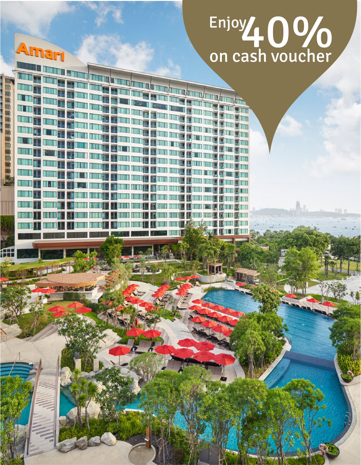 Amari Pattaya - 𝐼𝑡 𝑖𝑠 𝑛𝑒𝑣𝑒𝑟 𝑡𝑜𝑜 𝑙𝑎𝑡𝑒 𝑡𝑜 𝑔𝑟𝑎𝑏 𝑎 𝑔𝑒𝑛𝑒𝑟𝑜𝑢𝑠... | Facebook