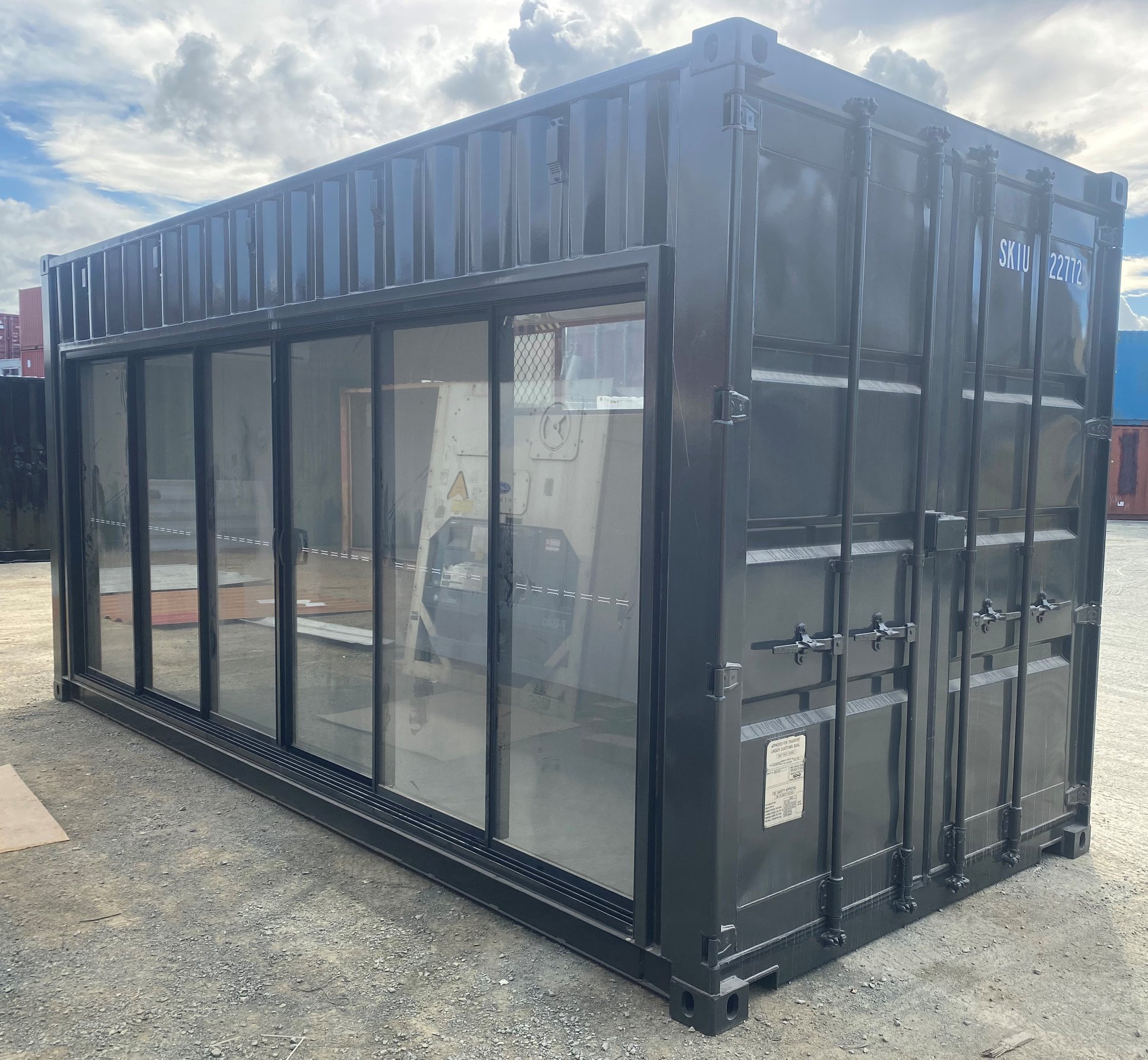 A modified shipping... - Premier Box Shipping Containers | Facebook