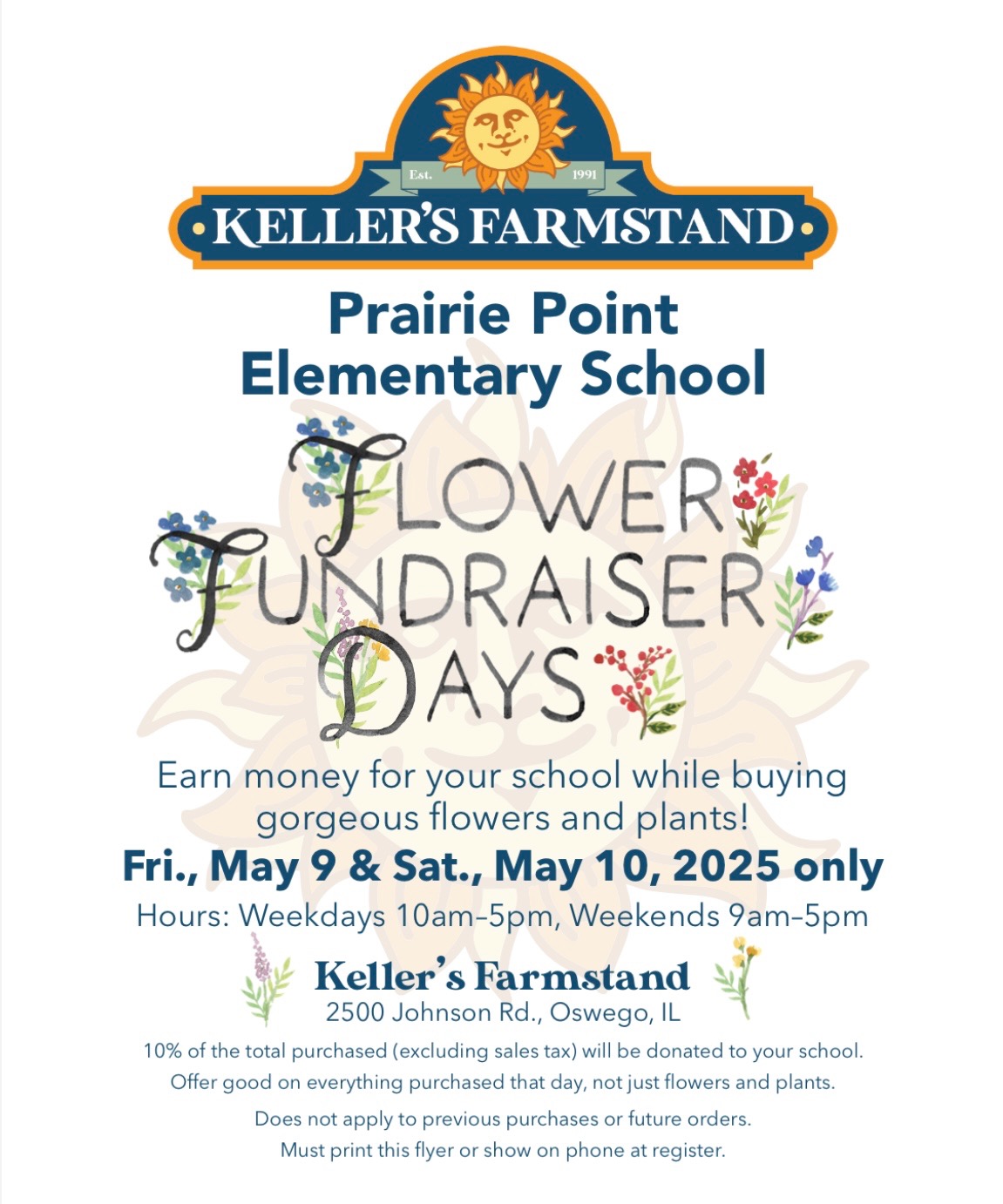 PRAIRIE POINT Flower Days @ Kellers