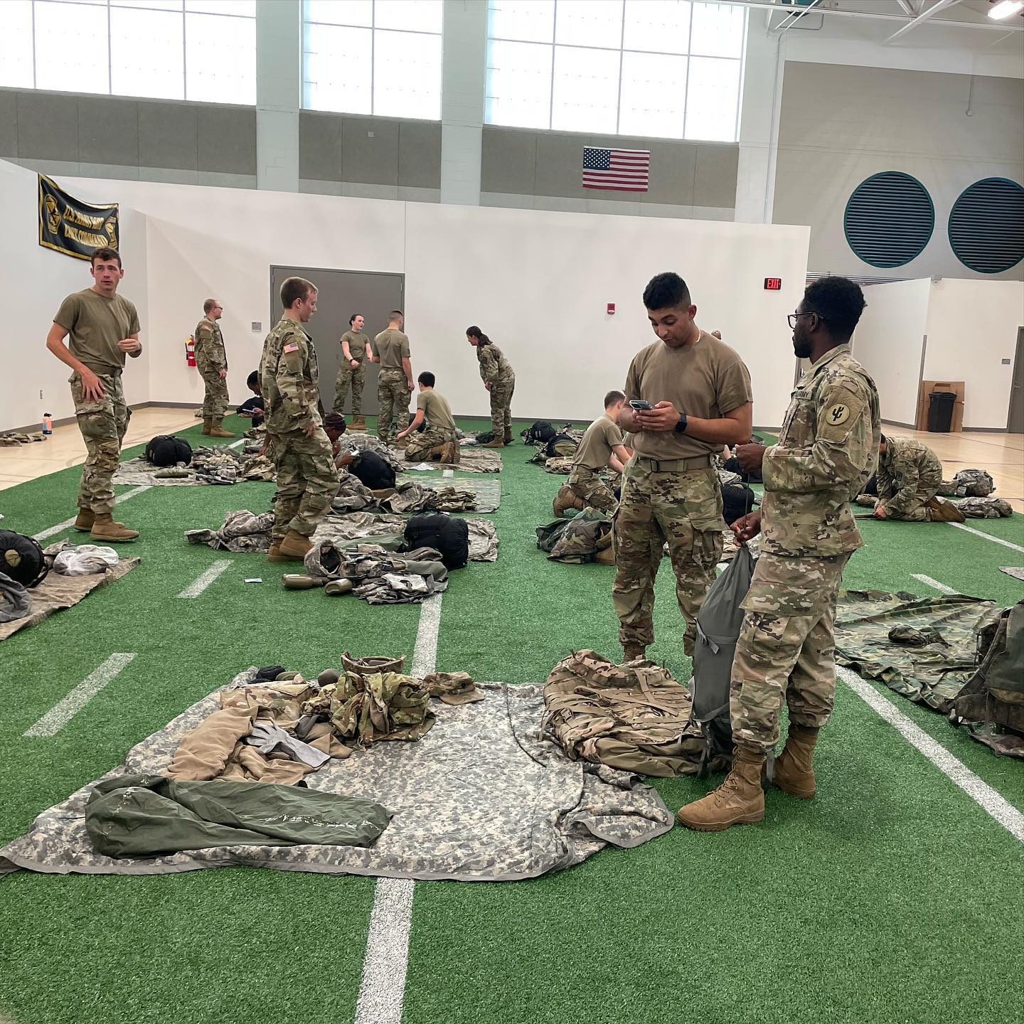 UNI Army ROTC - For todays lab cadets had a final layout...