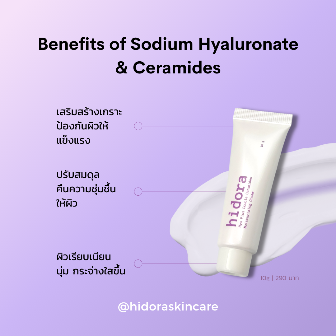 Hidora Skincare - คุณประโยชน์ของ Sodium Hyaluronate และ...