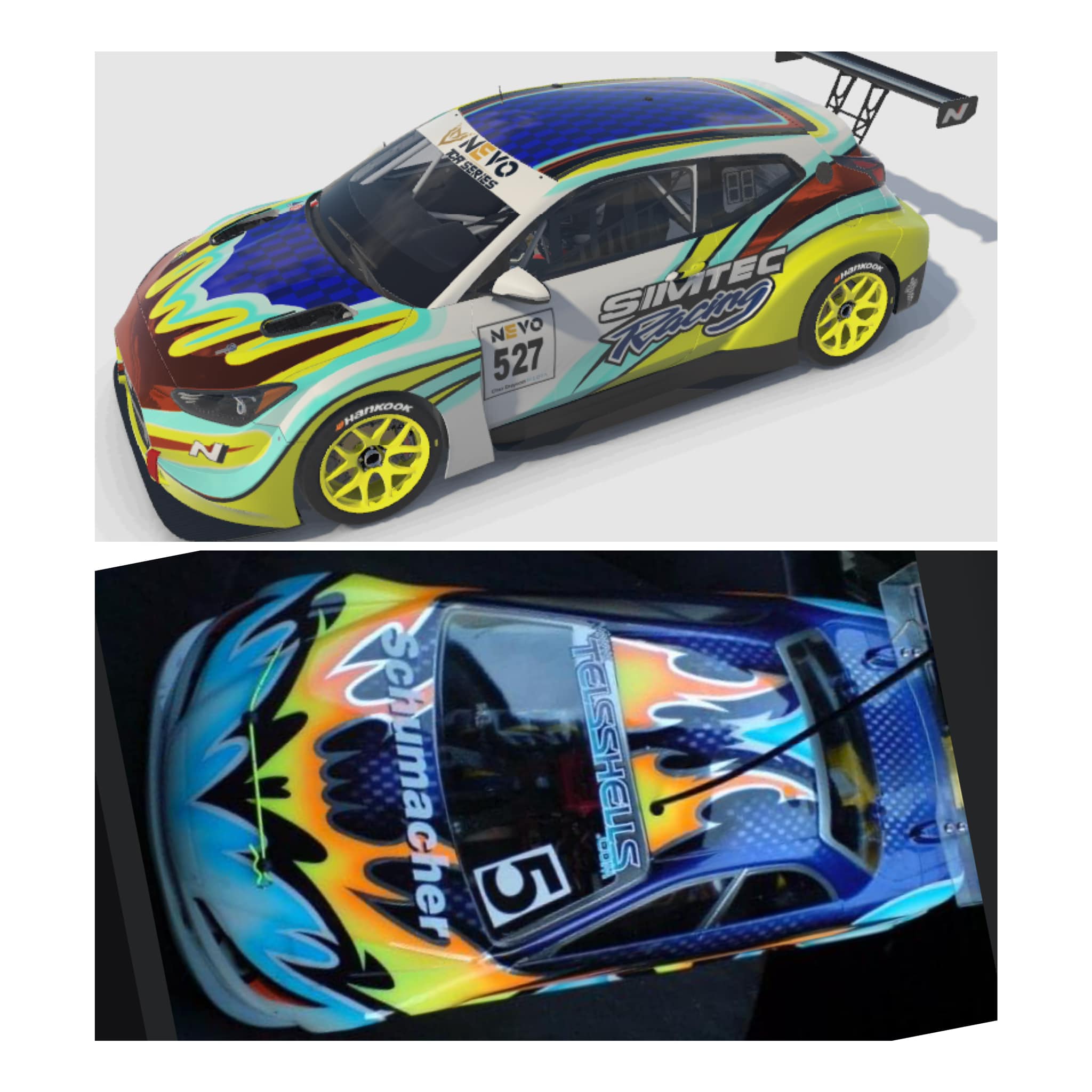 Sam - New livery for the team! NCR - Nick Clibbens Racing and I used to ...