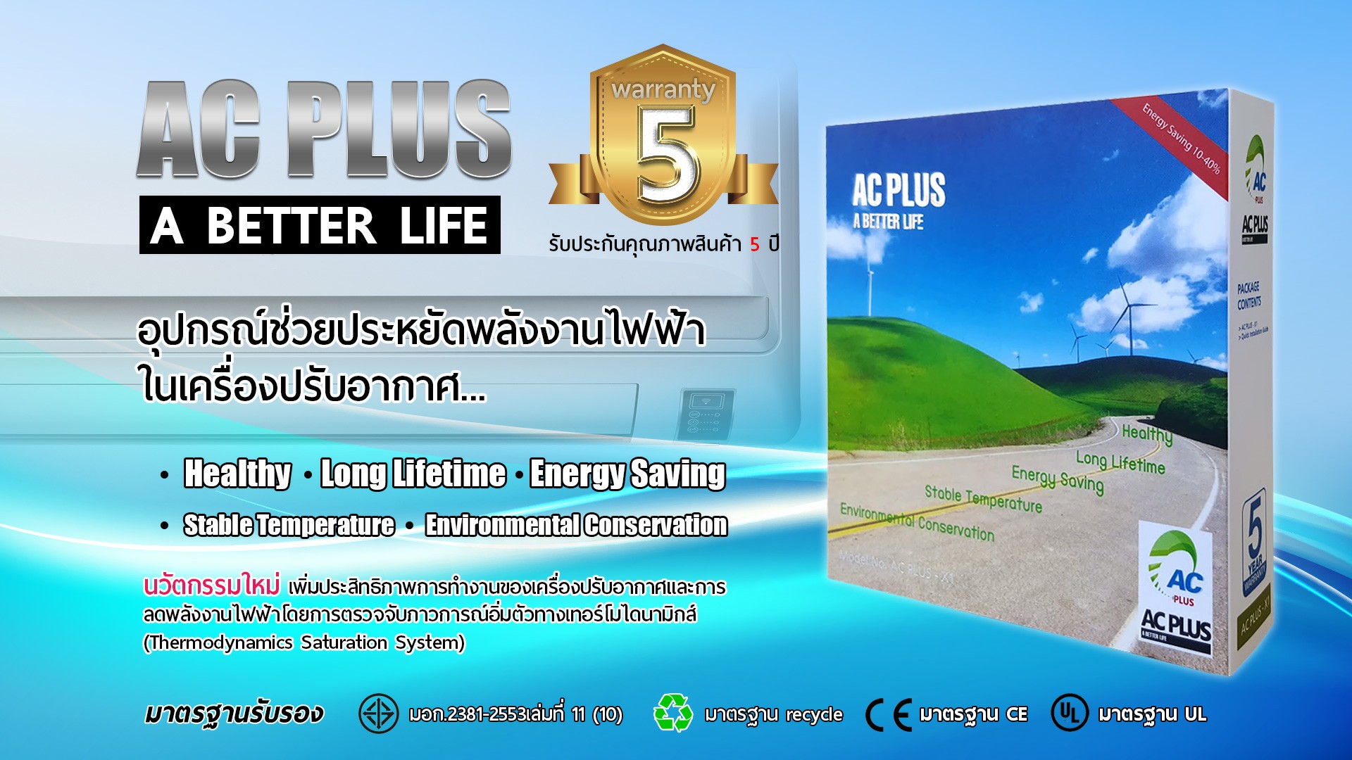 AC Plus ประหยัดจริง