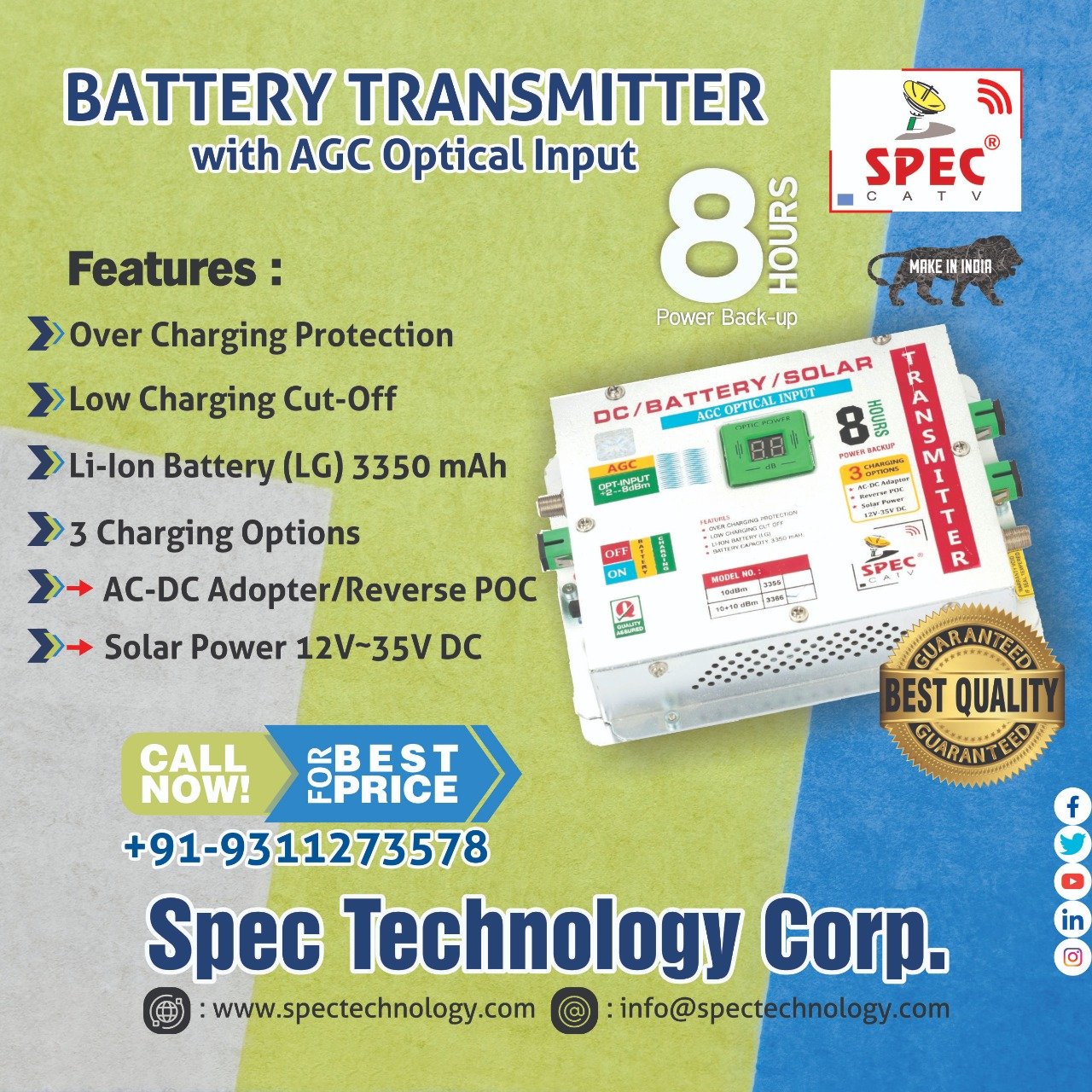 Choose the largest brand #Spec... - SPEC Technology Corp.