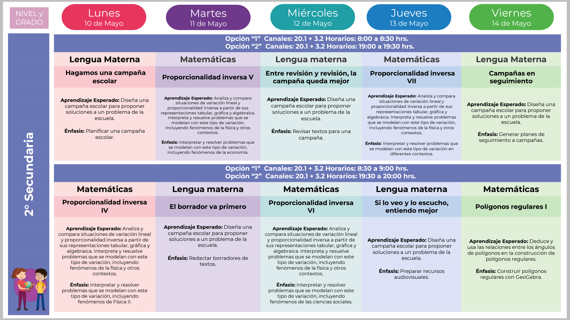 Programación Aprende en... - Gaceta Escolar 