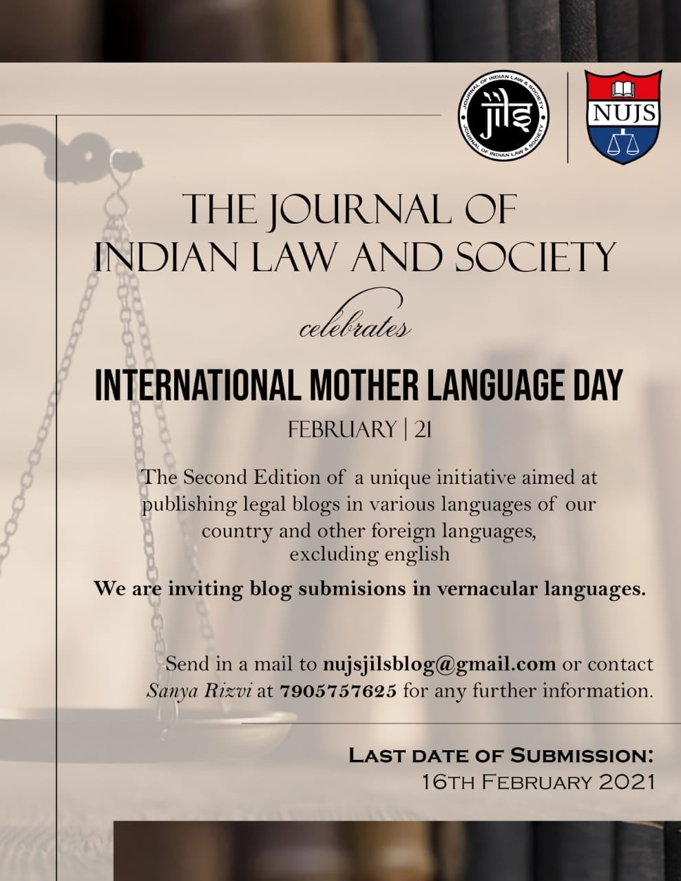 Journal of Indian Law and Society - Home