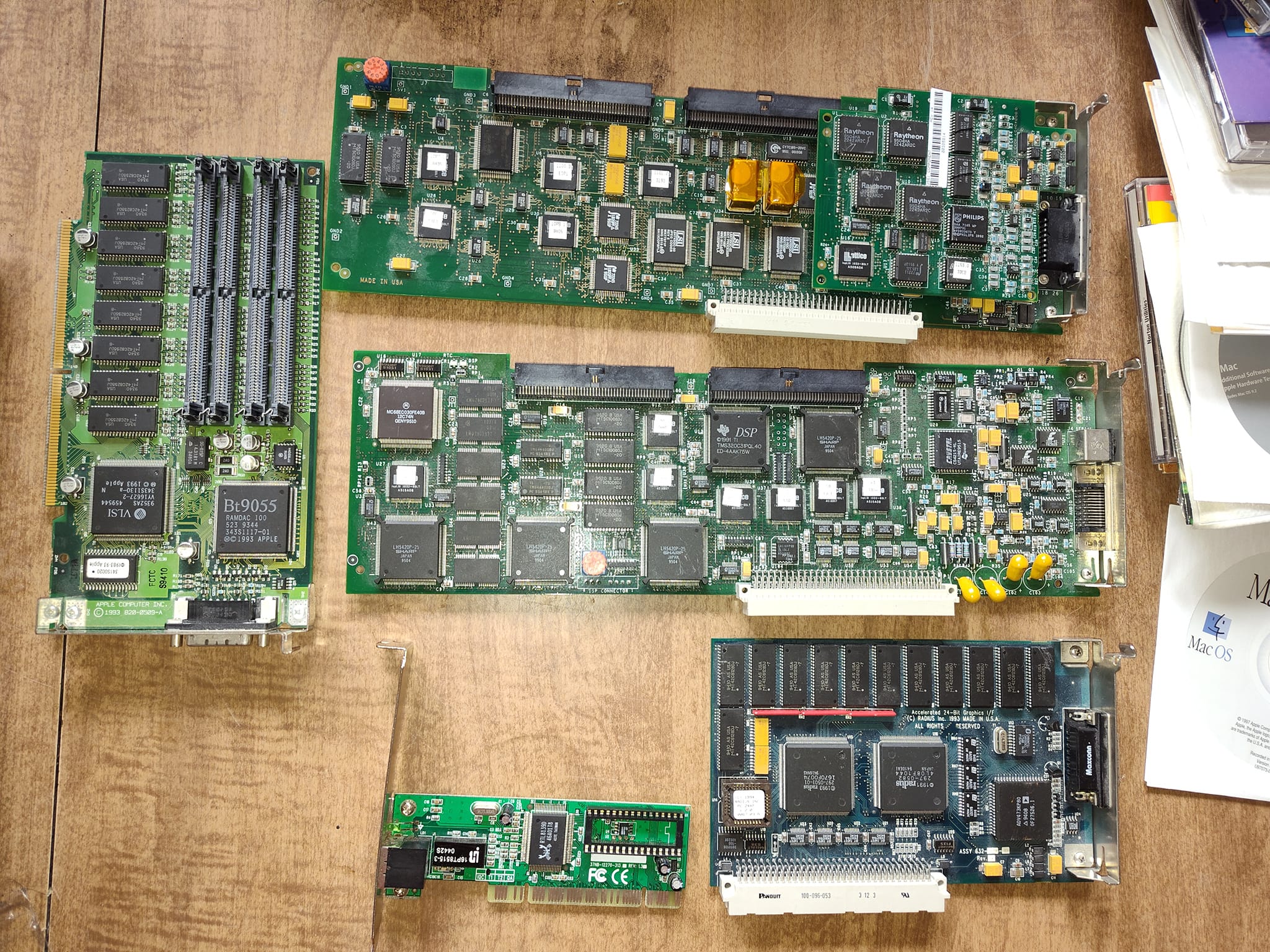 What are these NuBus cards and Power Macintosh 8100/110 value?