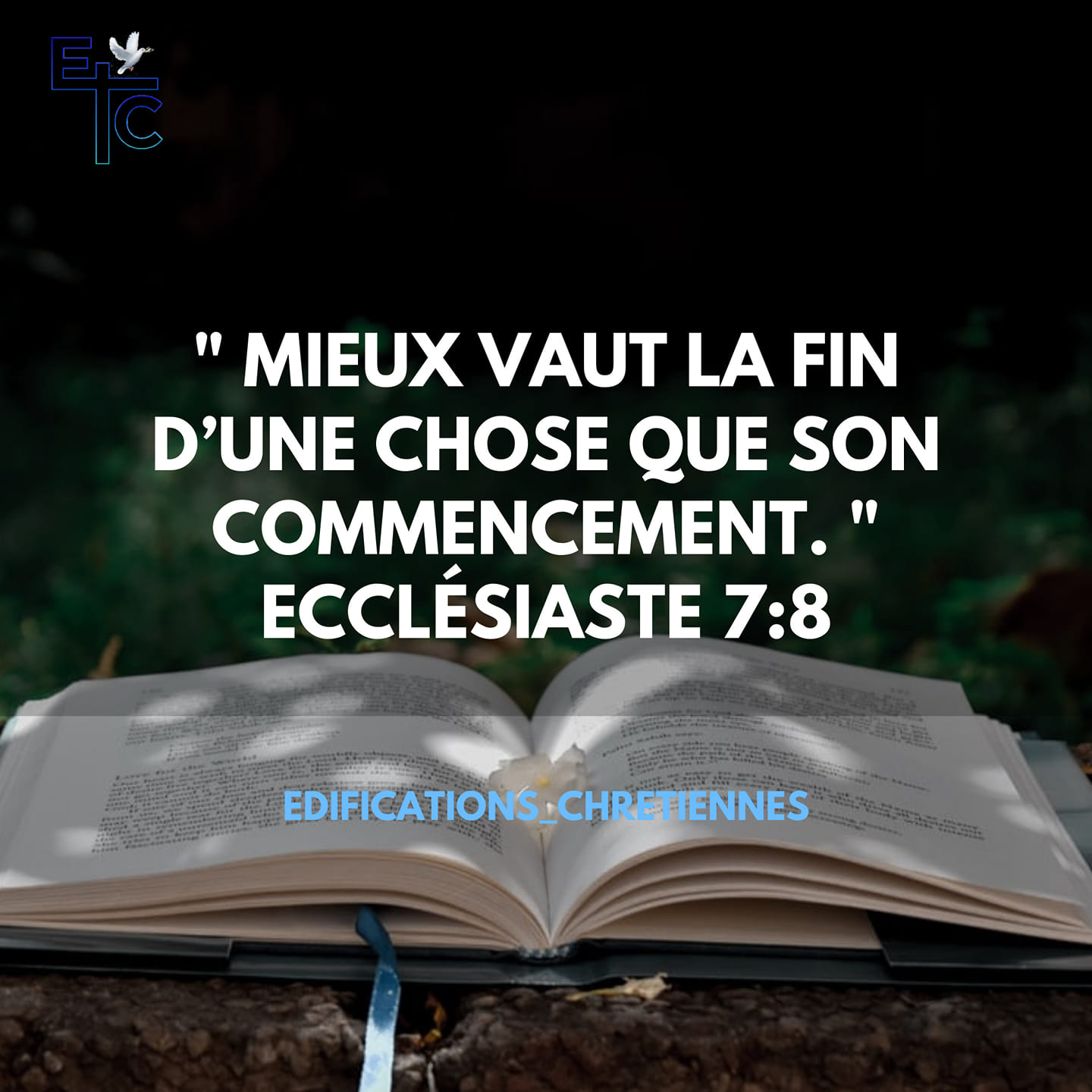 La Fin D Une Chose Vaut Mieux Que Son Commencement