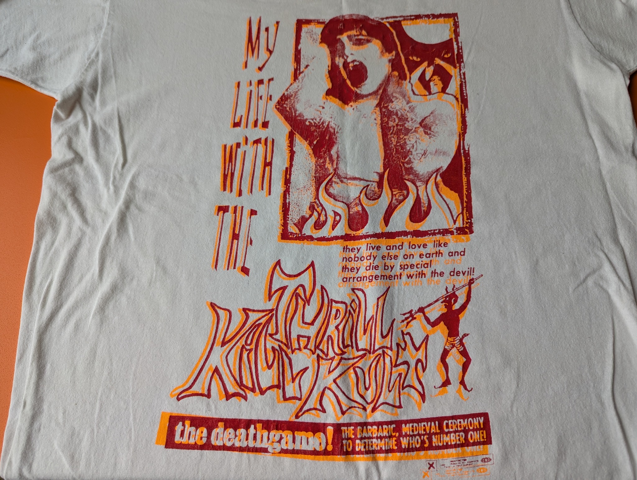 My Life With The Thrill Kill Kult Concert T-Shirts from 1990