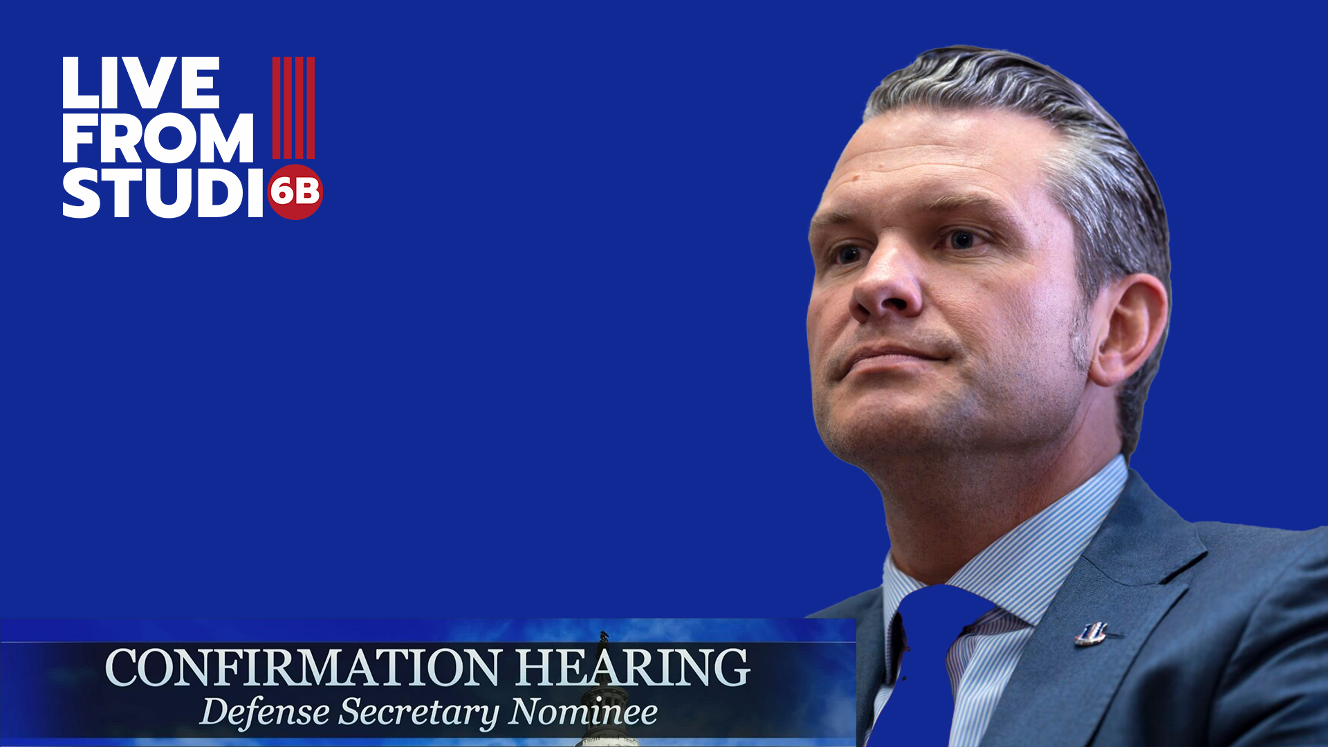 Watch Live: Pete Hegseth Confirmation Hearing for Secretary of Defense