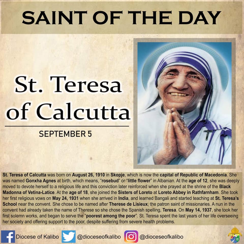 SAINT OF THE DAY September 5 | St.... - Diocese of Kalibo