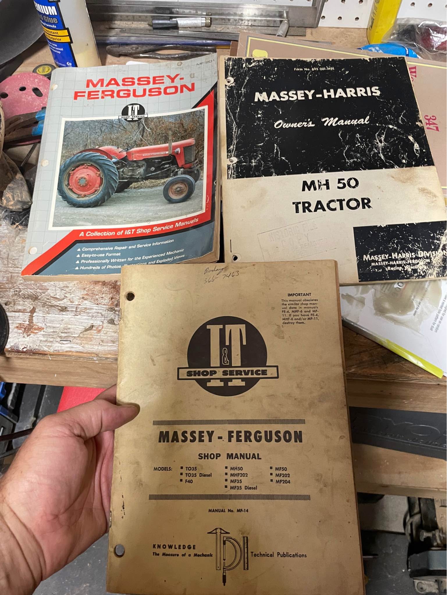 MASSEY FERGUSON 1010 1020 1030 1035 1040 1045 TRACTOR SERVICE WORKSHOP