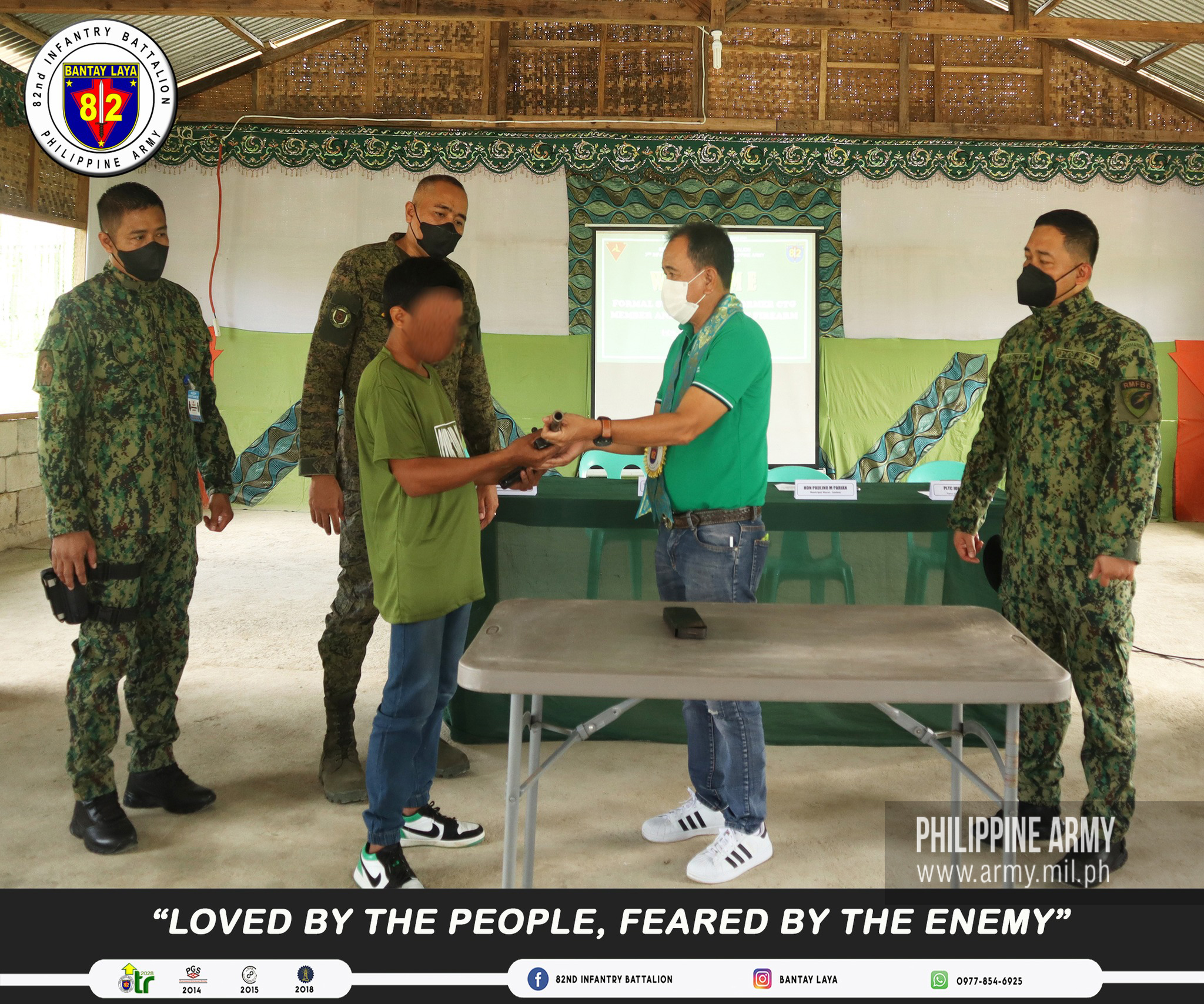 Philippine Army - ARMY NEWS CPP-NPA Terrorist surrenders...