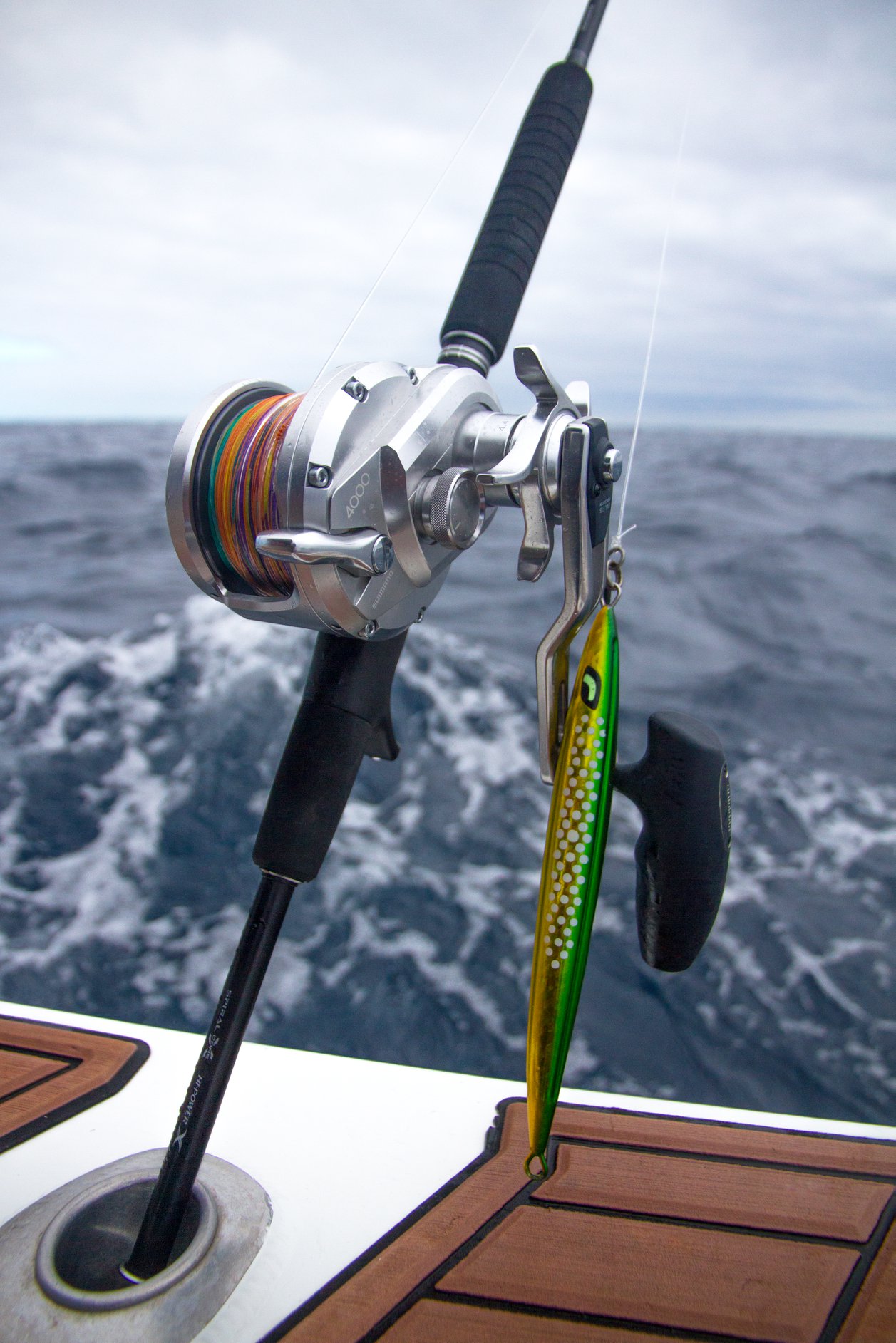 reel oh shimano ocea jigger 4000p allowing you to increase power without losing hold Shimano Ocea 4000 Game Type