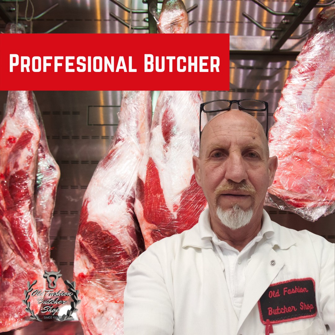 Old Fashion Butcher Shop - Cutting, grinding and preparing meats for ...