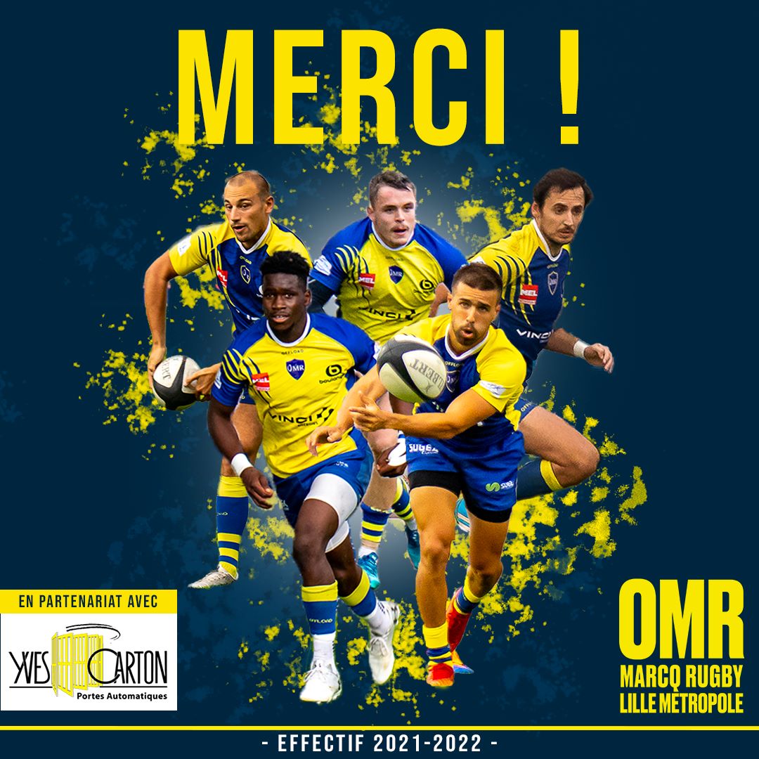 💛💙 AU REVOIR À NOS 3/4... - OMR Marcq Rugby Lille Métropole