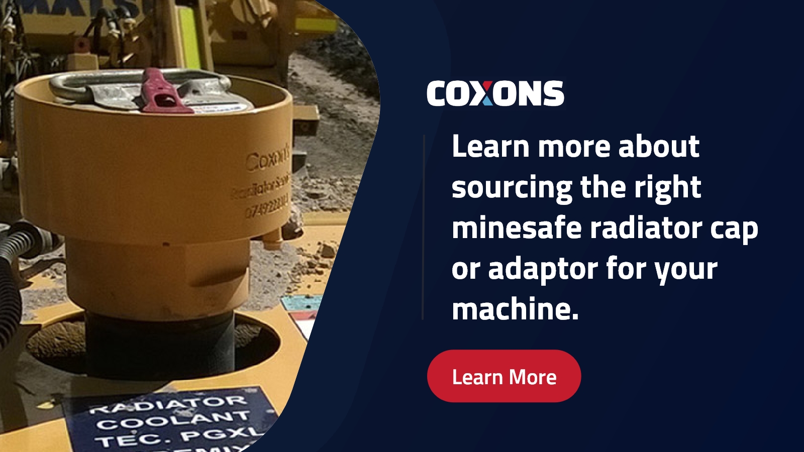Minesafe radiator caps and... - Coxons Group Australia