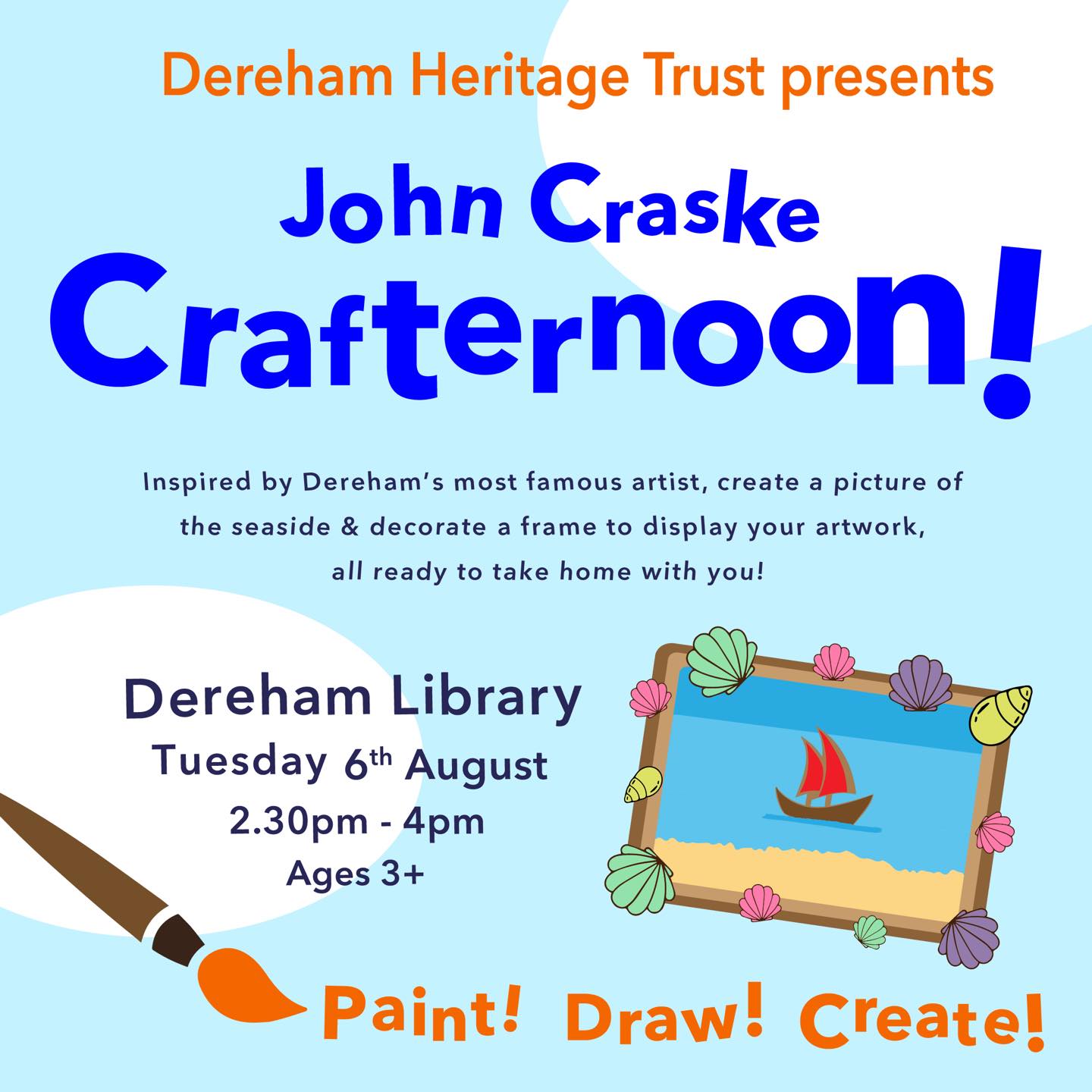 🌊🎨 TOMMORROW! Don't miss our... - Dereham Heritage Trust