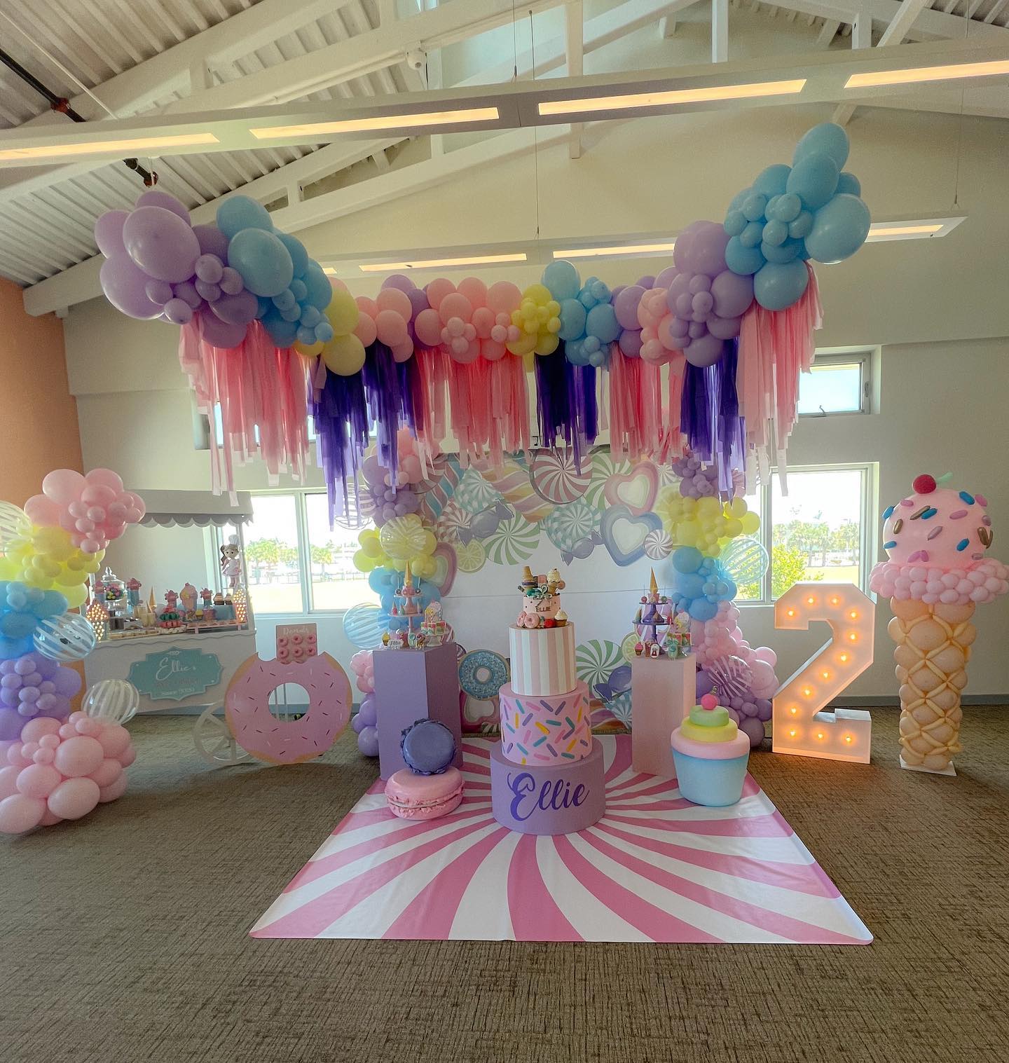 This incredible CANDYLAND party setup... - A&E keys Balloons