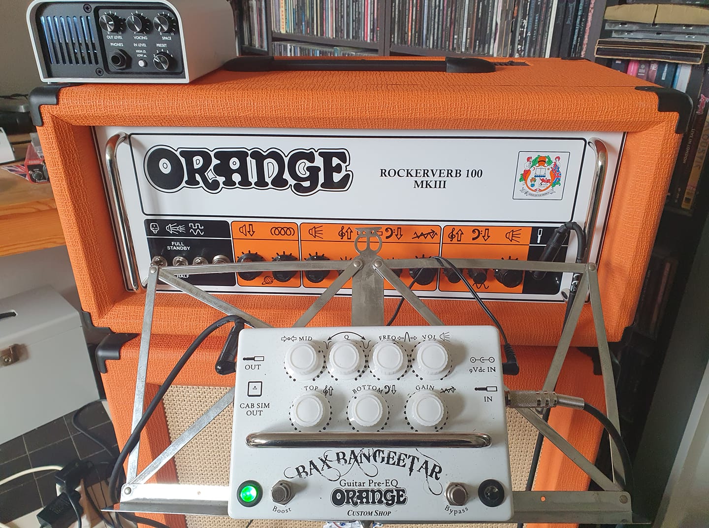Orange Amplifiers Bax Bangeetar guitar pre-eq pedal review?