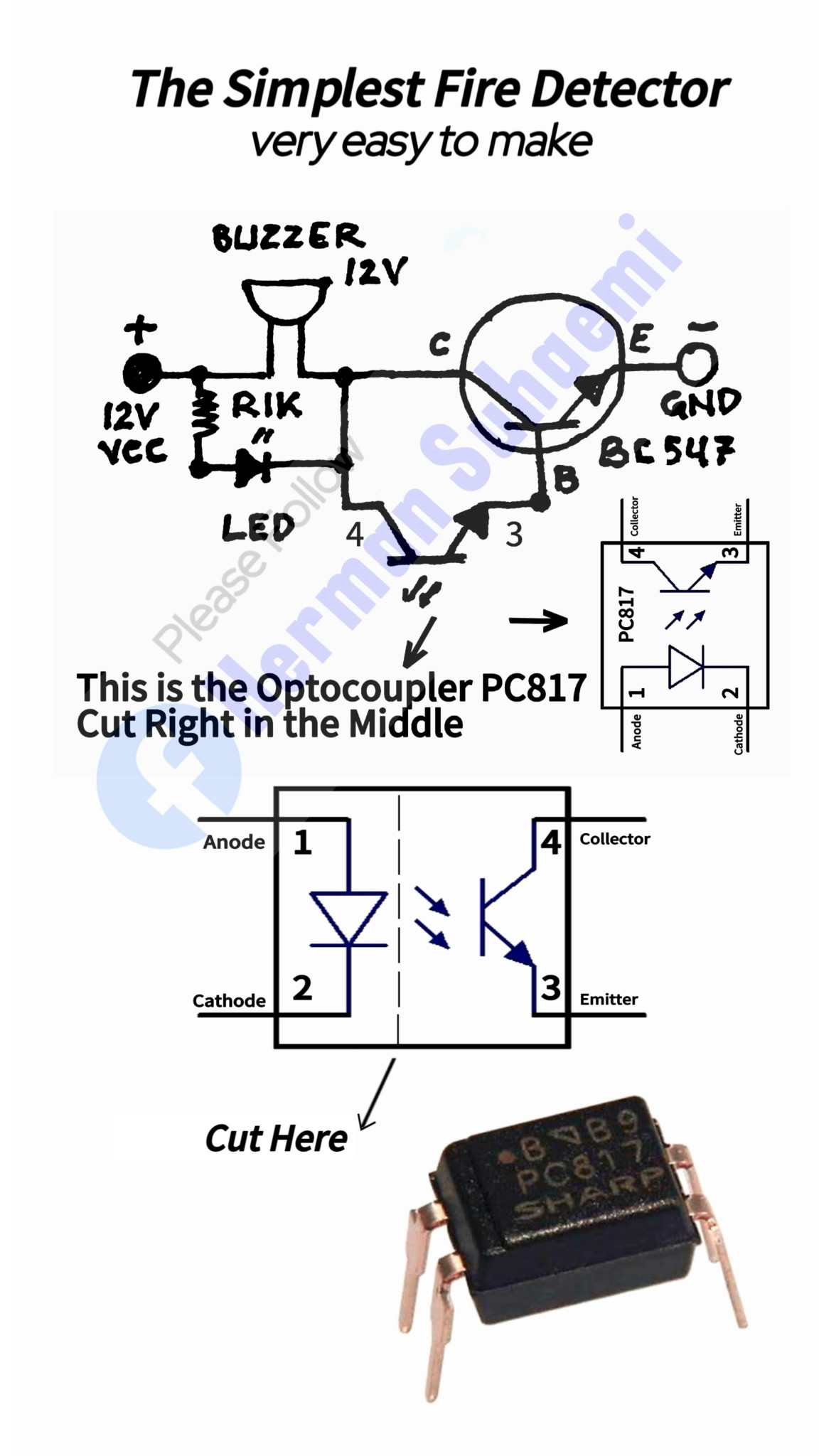 Herman - The Simplest Optocoupler Temperature Detector With Buzzer ...