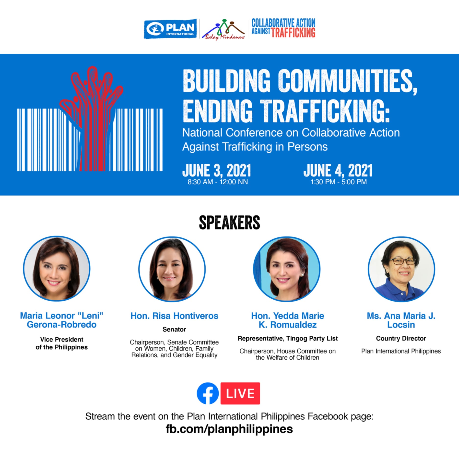 JOIN US ON JUNE 3 AND 4, as... - Plan International Pilipinas