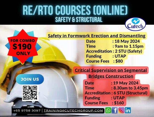 RE and RTO training SG