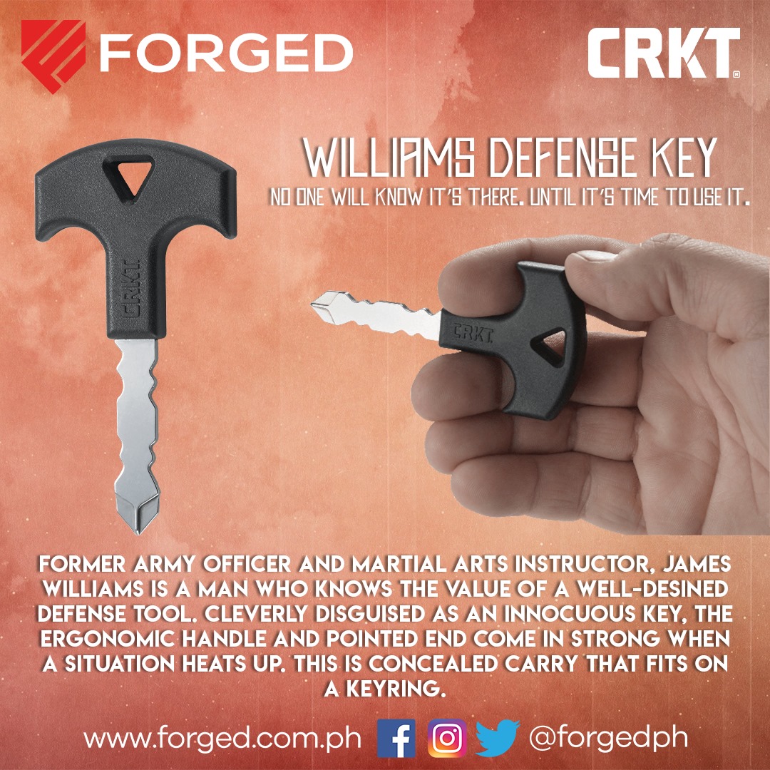 Forged Philippines - Handy and inconspicuous, the Williams Defense Key ...