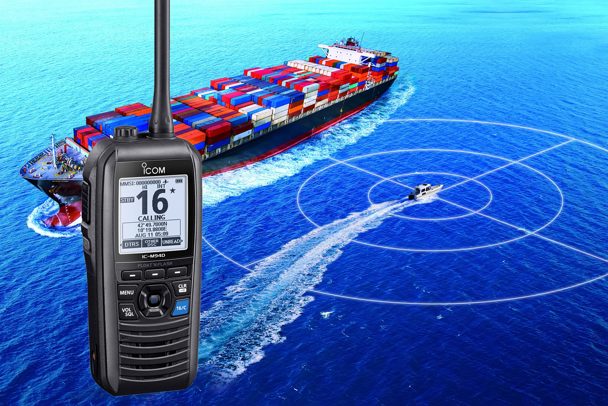 Icom UK Official Fan Page - Icom IC-M94DE, The World's First Marine ...