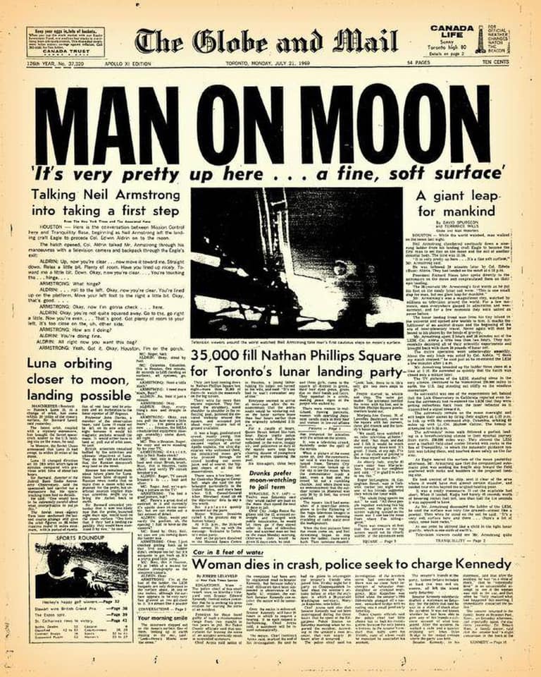 The cover of the Globe and Mail 52... - Old Canada Series