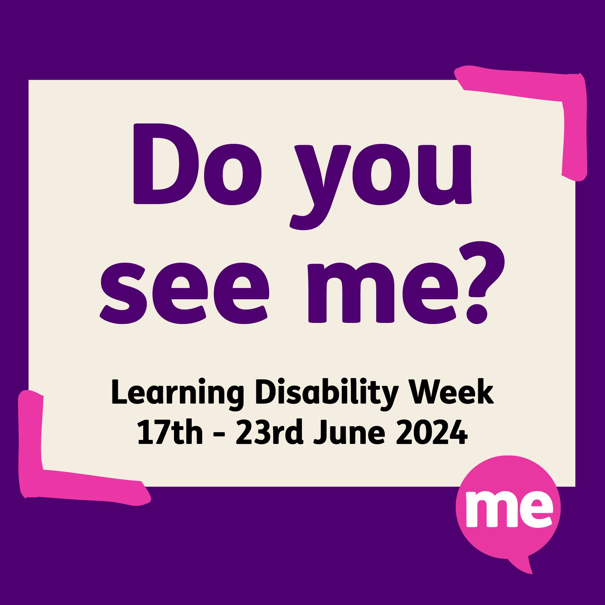 Mencap - 📣 This year’s Learning Disability Week theme is... | Facebook