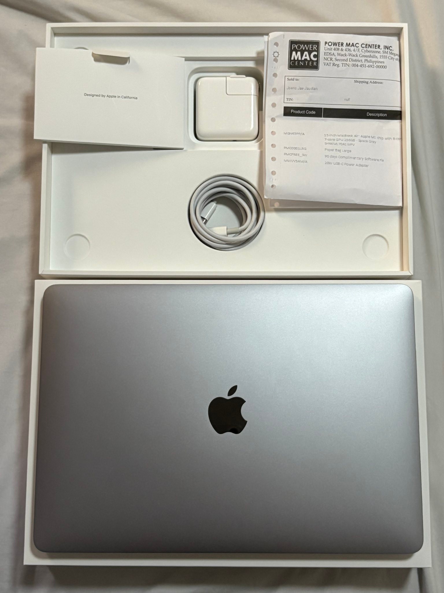 MacBook Air M1, 2020 (8GB | 256GB) -97% battery health (138 cycle 