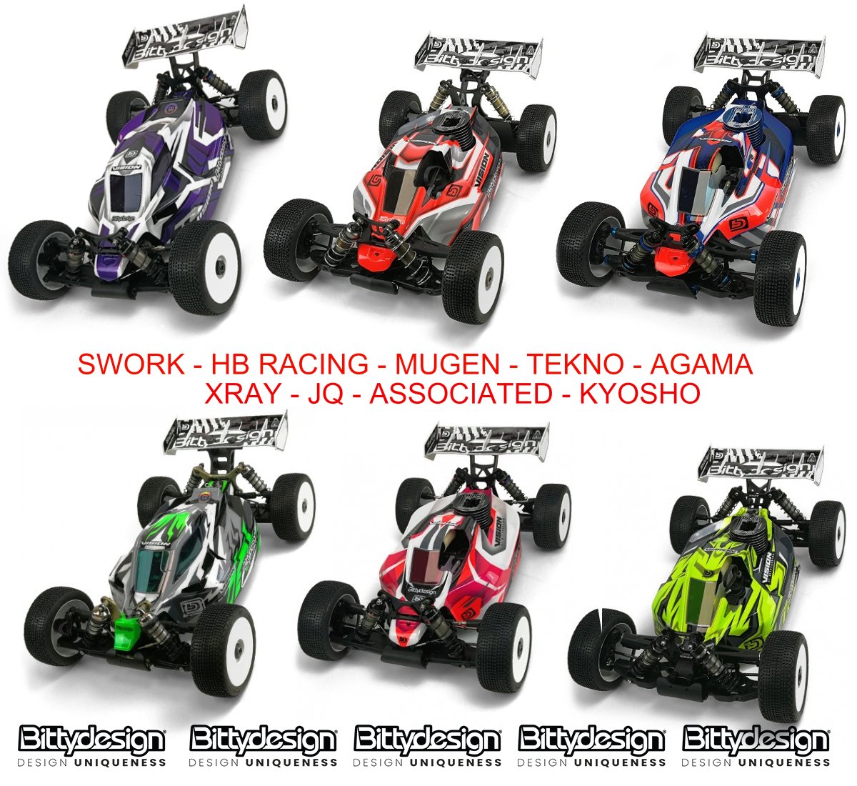 👉 The #VISION project for HB Racing D819RS represent the pure