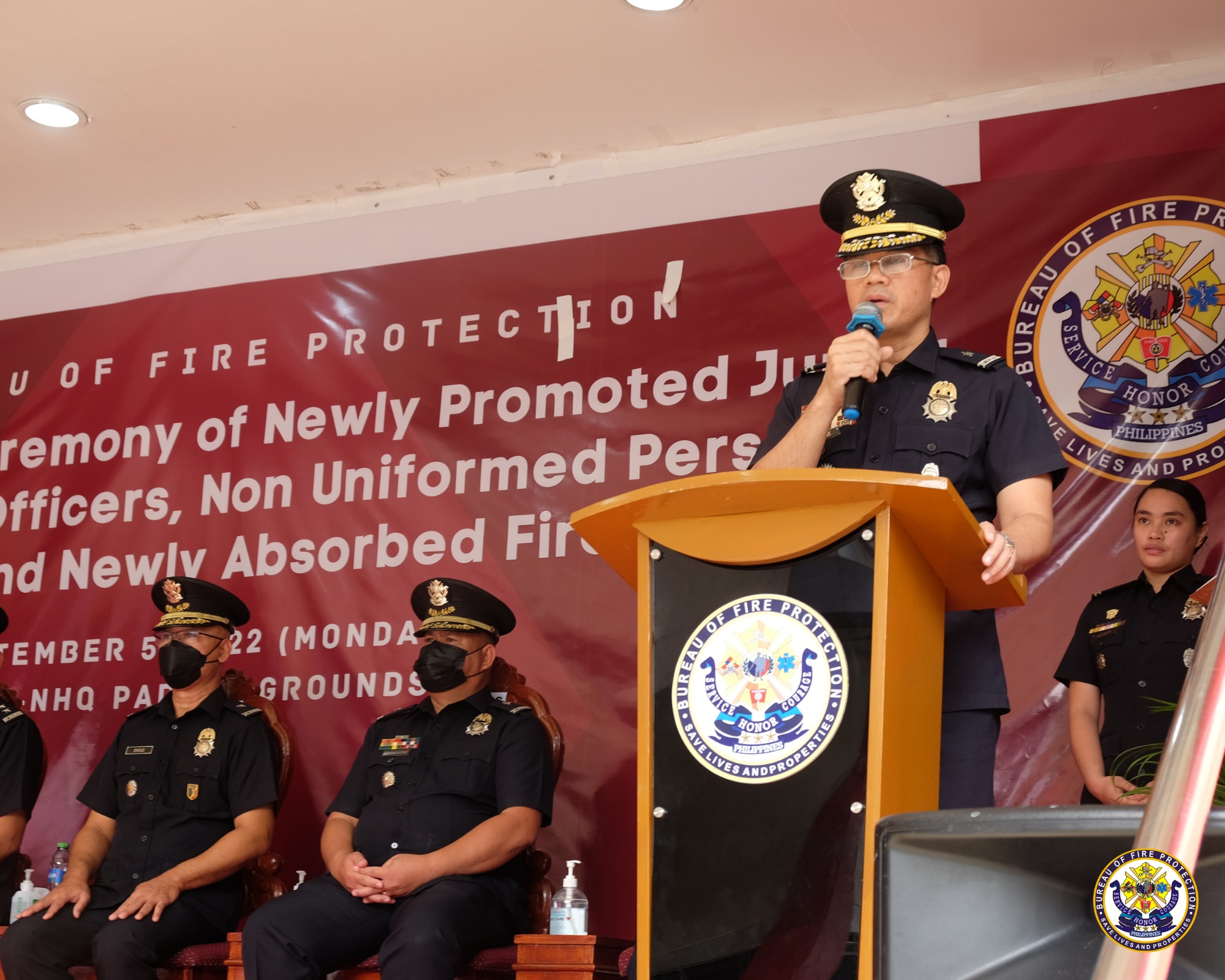 BFP PROMOTES COMMISSIONED... - Bureau of Fire Protection