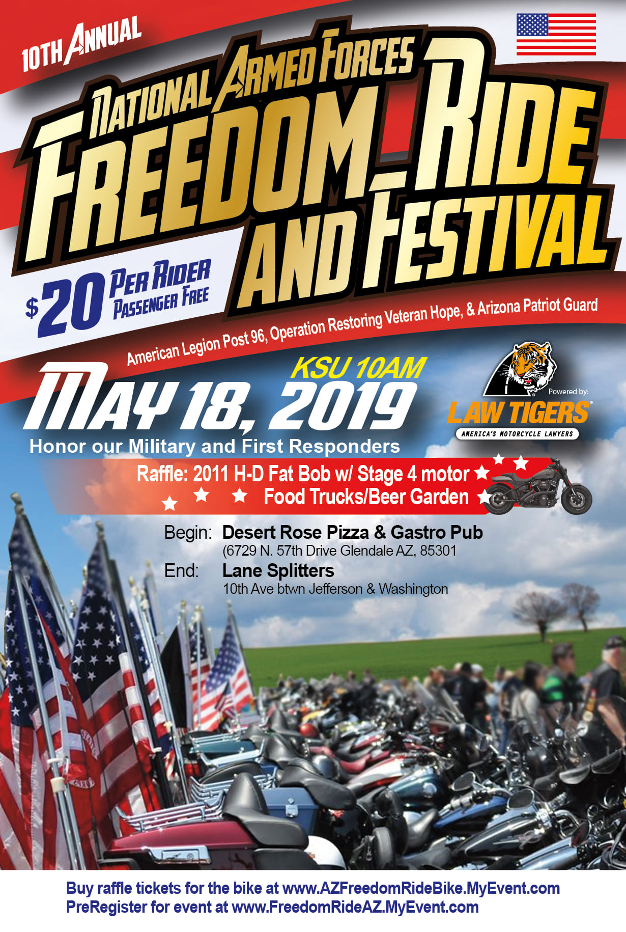 Freedom Ride AZ - Here is our newest flyer made by the...