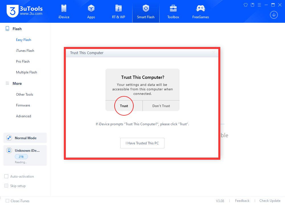 3uTools - The first time connect on 3uTools you will see... | Facebook