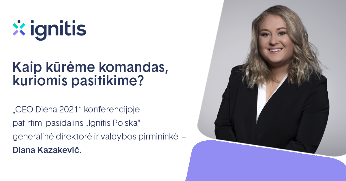 Ignitis Lietuva - Seniai žinoma tiesa, kad gerai komandai... | Facebook