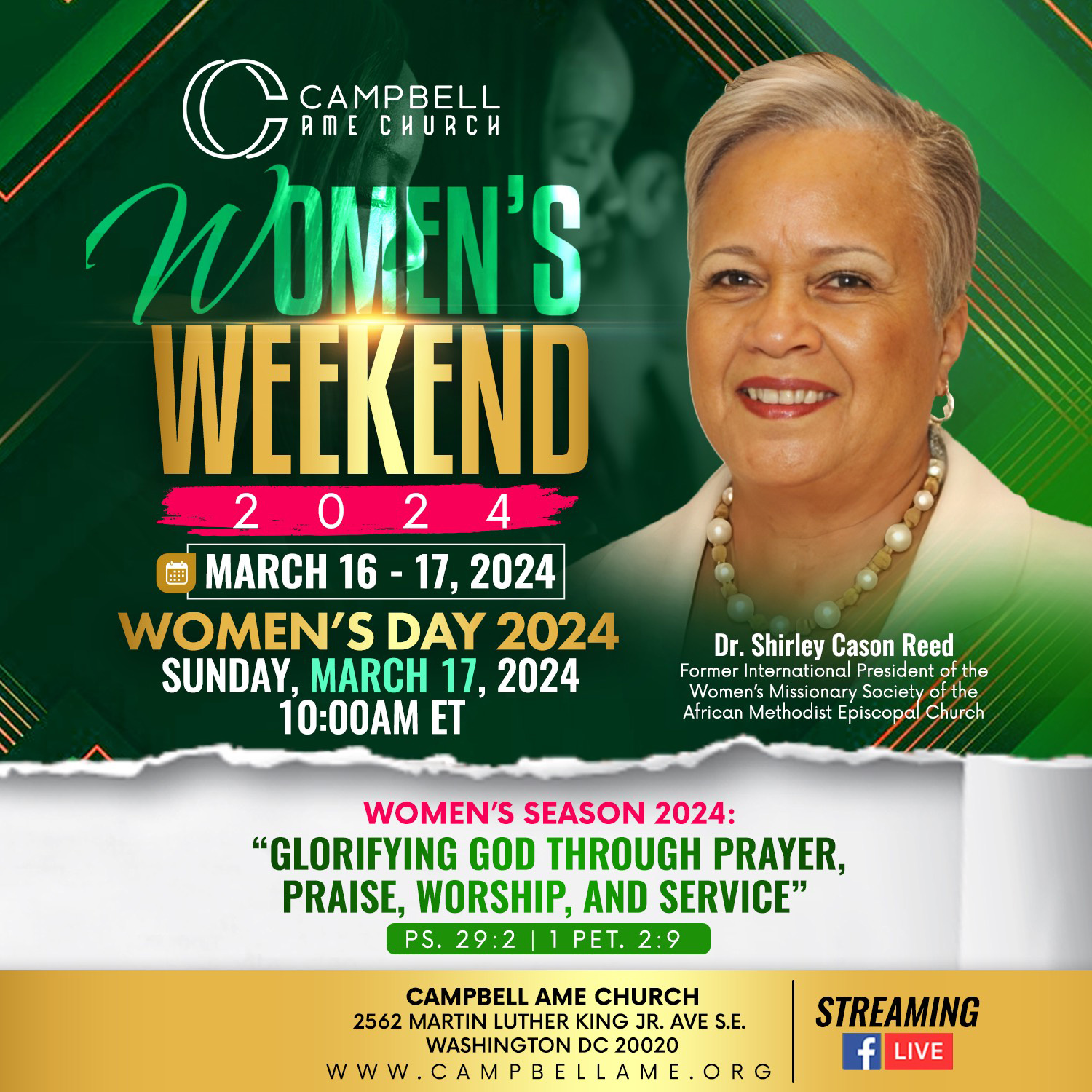 DO NOT MISS IT! The culmination of... - Campbell AME Church