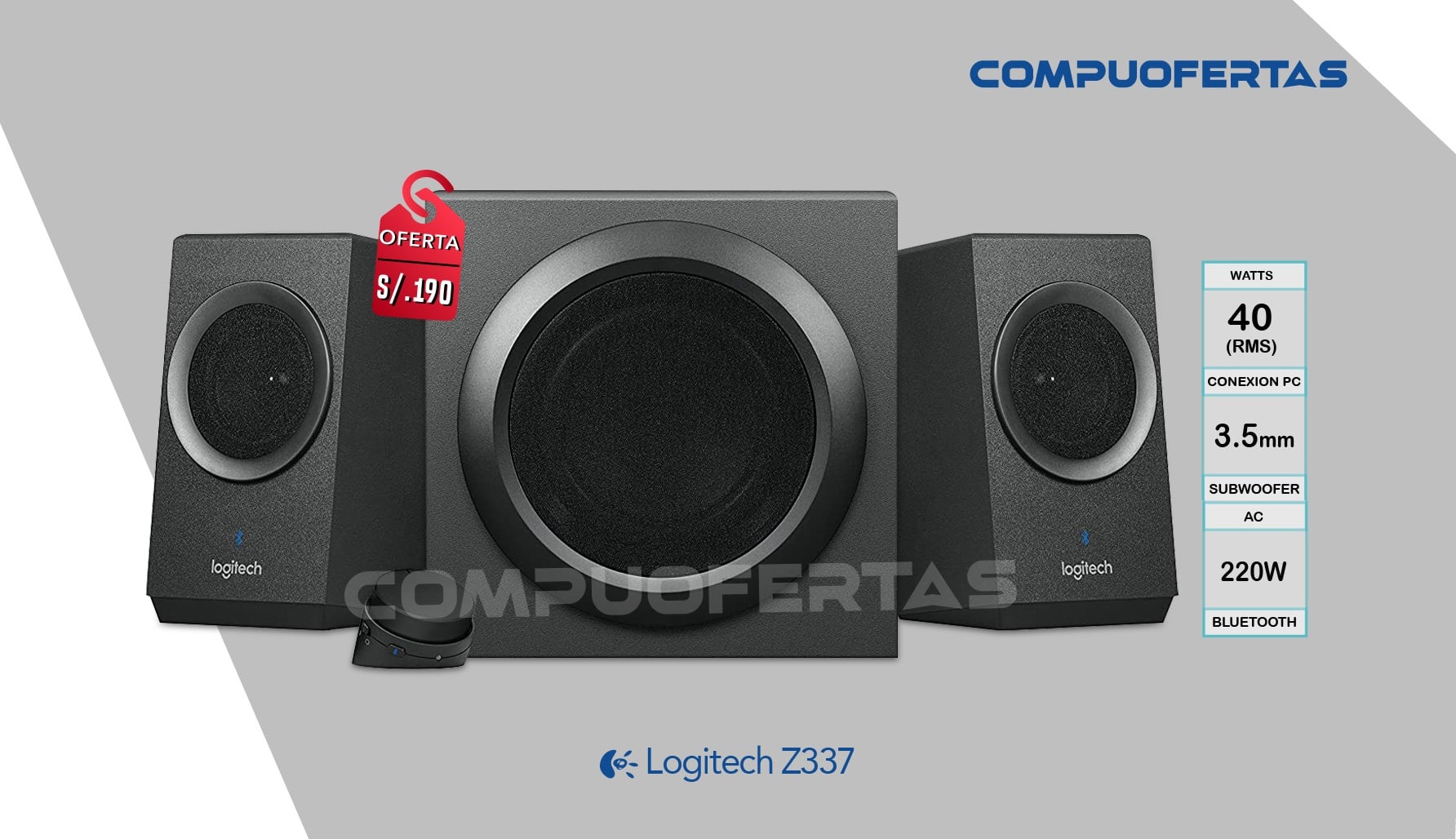 Compuofertas - PARALANTES LOGITECH Z337 ==================== Conexion ...