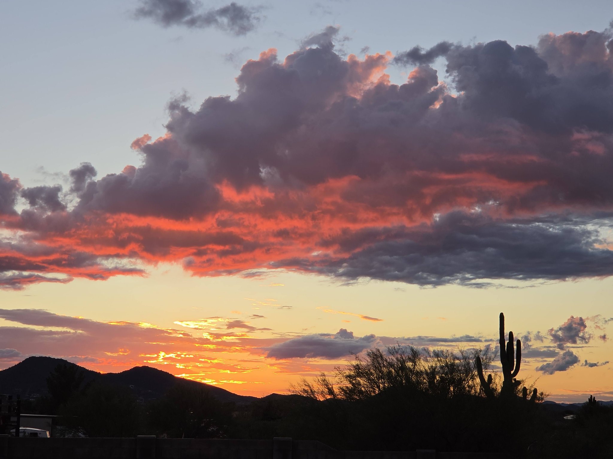Rainy days always bring the most amazing sunsets! #arizonasunset