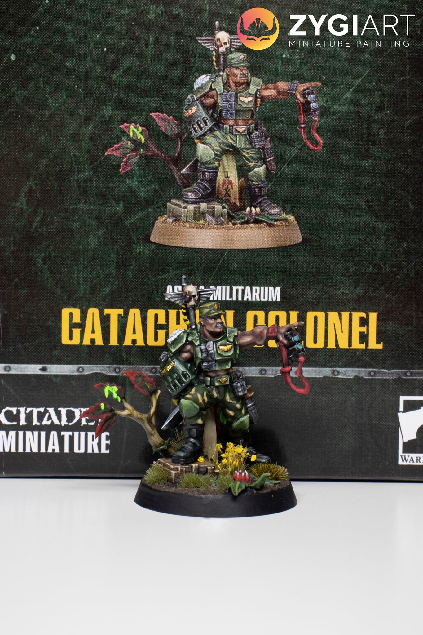 ASTRA MILITARUM : CATACHAN COLONEL (Edition Limitée