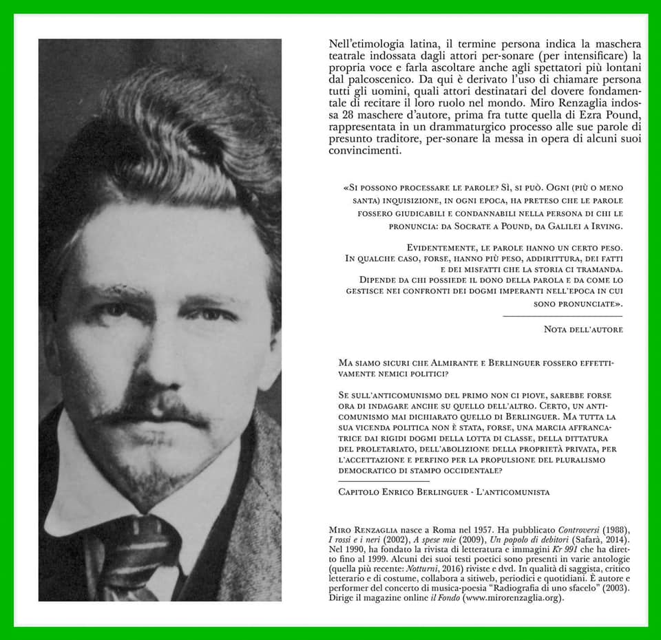 La parola a Ezra Pound
