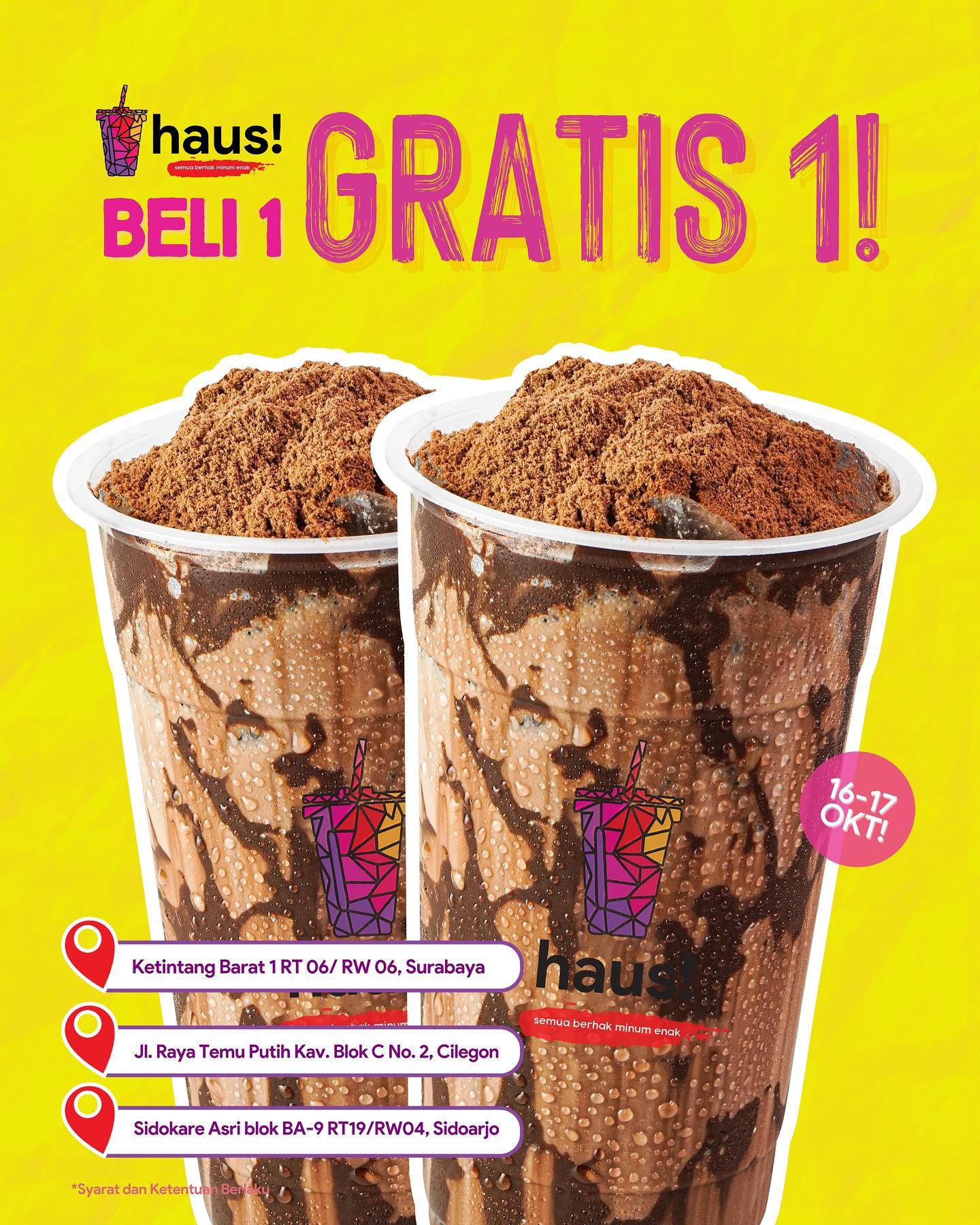 Haus.Indonesia - ‼️ INI DIA YANG DITUNGGU-TUNGGU! 🥤 PROMO BELI 1 GRATIS ...
